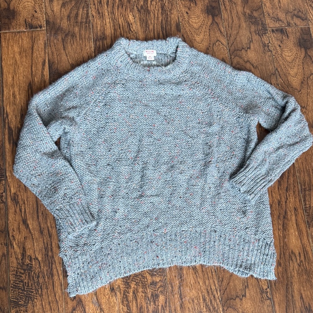 Mossimo Supply Co. Speckled Gray Sweater, size medium